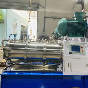 Coarse/ Finishing Grinding Horizontal Bead Mill Disc Type Static / Dynamic