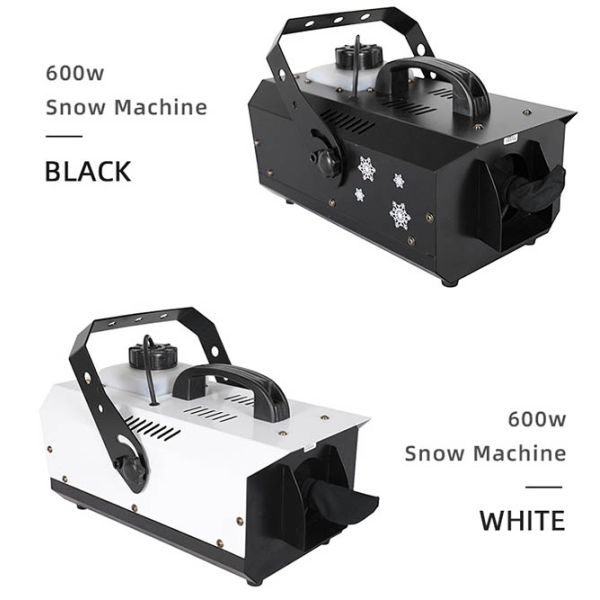 600W Remote Wedding Stage Snow Machine Wireless Control
