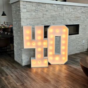 Buy cheap Led Numbers Giant Light Up Letters Led Marquee Alphabet Letters for Birthday from wholesalers