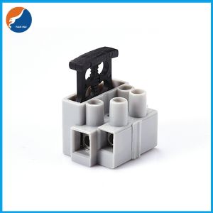 2 PIN Pole PCB Screw Fuse Terminal Connector Block With Glass Ceramic Tube Fuse