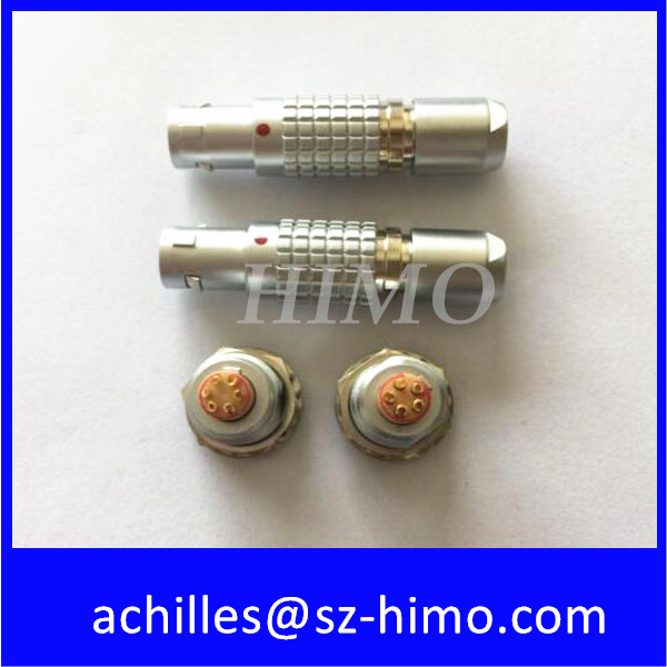 golden supplier FGG.3B.305.CLAD 5 pin lemo straight plug connector for cable assembly