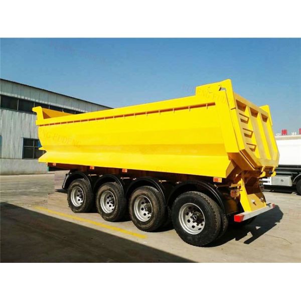 55 Tons Hydraulic 3 Axles 45cbm Tipper Semi Trailer with BPW alxe