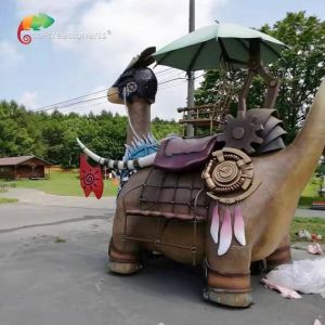 High Durability Dinosaur Parade Float Vehicle For City Plaza