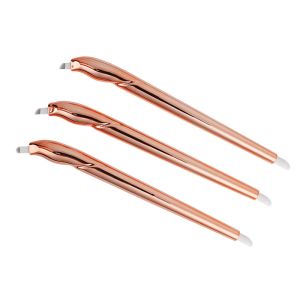 Champagne Disposable Microblading Pen Microblading Eyebrow Tattoo Pen