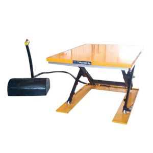 85mm 48 X 48 Low Profile Lift Table For Pallets Platform With Hydraulic Pump