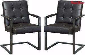 China Black Leather Executive Office Chair , Modern Office Meeting Room Chairs on sale