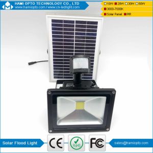 Buy cheap LED solar lights pir motion sensor with outdoor rechargeable 20 watt led flood from wholesalers