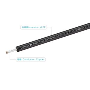 UL10368 300V 105c 10-40AWG XLPE Wires and Cables FT2 for Appliances 600V Volts