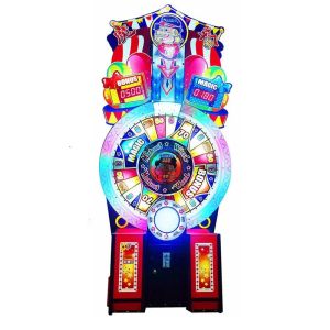 Magicians Wheel Lottery Redemption Game Machine Rotating Wheel Coin Operated