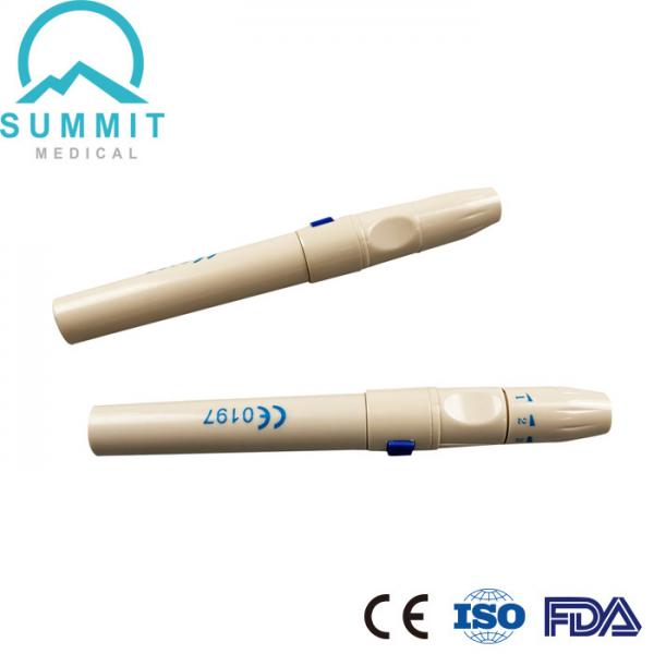Quality 5 Depths Adjustable Blood Lancet Pen Finger Pricker For Blood Testing for sale