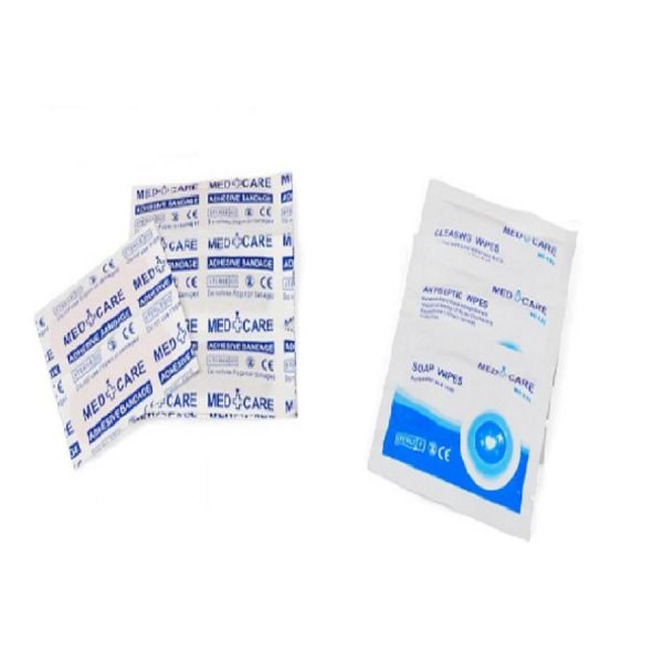 SL-048 Red First Aid Kit with Key Chain Design Nylon Mini First Aid Kit