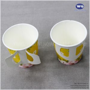 Disposable 6oz Handle Paper Cup Custom Printed With Handle-Custom Printed Paper