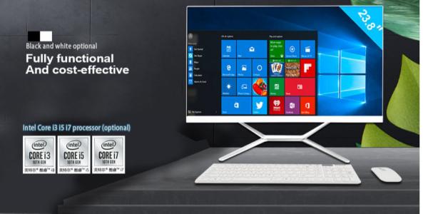 23.8″ All In One Pc Desktop Computer Touch Screen I7 11700 8 Cores 16mb Smart