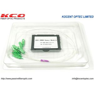 8CH Mux Passive Optical DWDM SC APC Connector 100G For CATV Networks