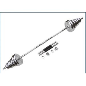 Wholesale chromed plate cast iron adjustable dumbbell barbell sets 50kg from china suppliers