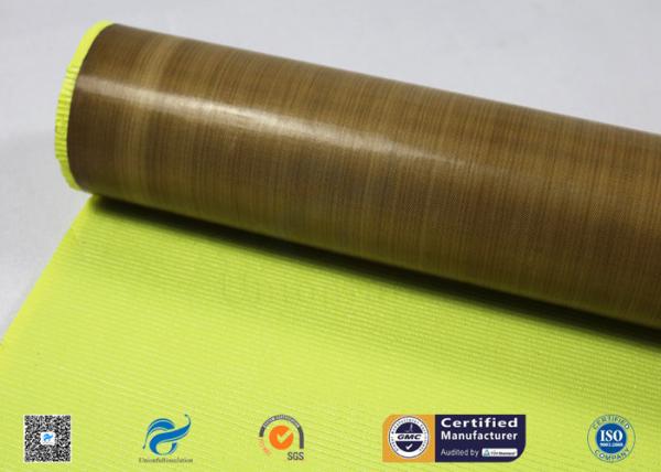 Quality Fireproof PTFE Coated Fiberglass Fabric Adhesive Tapes Heat Insulation for sale