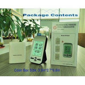 Digital Weather Station And Wireless Wall Mounted Room Thermometer Clock