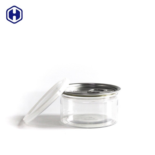 Quality Tuna Type Plastic Pull Tab Can With Aluminium 211 EOE Lid 100ml 3.5g for sale