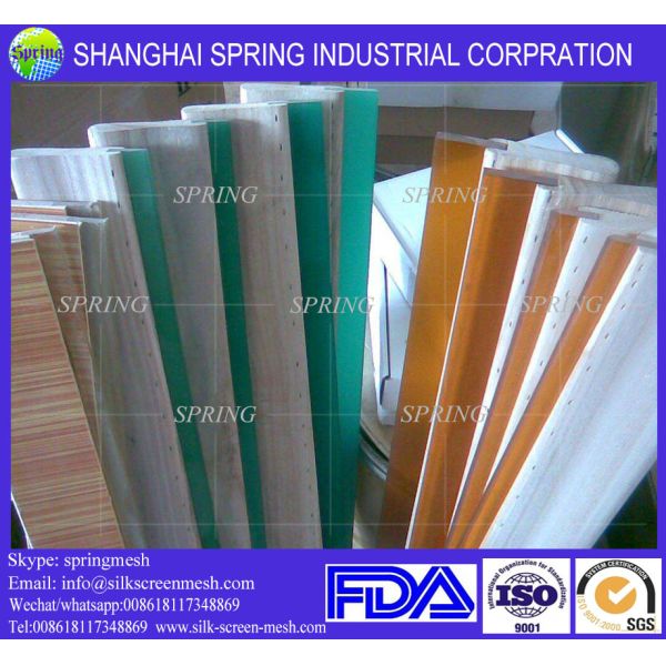Quality Free sample aluminum screen printing squeegee rubber handle/screen printing squeegee aluminum handle for sale