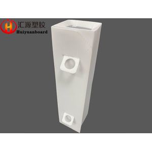Custom Square White 2mm Corrugated Plastic Tree Guards
