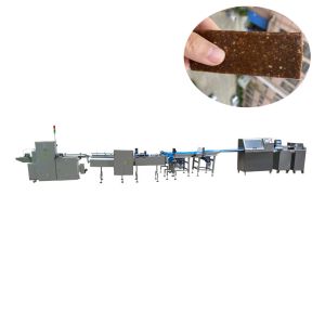 Multi line fruit bar making machine with packing machine