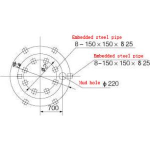 Single Pipe Slurry Scraper Systems , Center Drive Automatic Slurry Scrapers