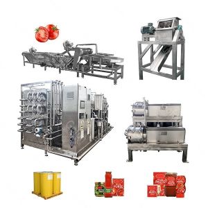 Fully Automatic Fresh Tomato Processing Line Complete NFC Yellow Tomato Juice
