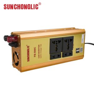 500w Modified Sine Wave Inverter Socket Converter With Charger