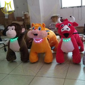 Wholesale Hansel amusement park games electric walking plush animal toy ride for kids from china suppliers