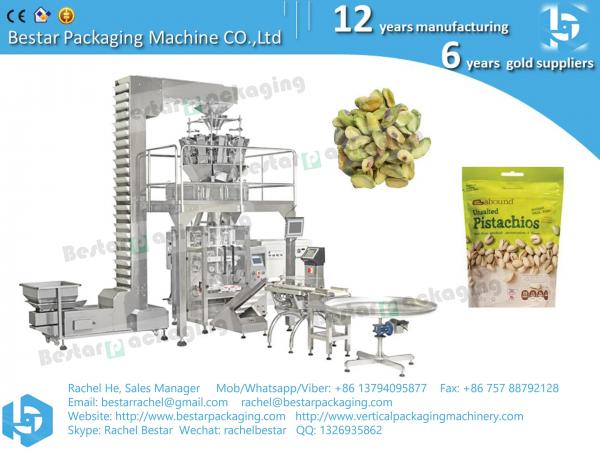 Quality Automatic vertical pistachio nuts packaging machine for sale