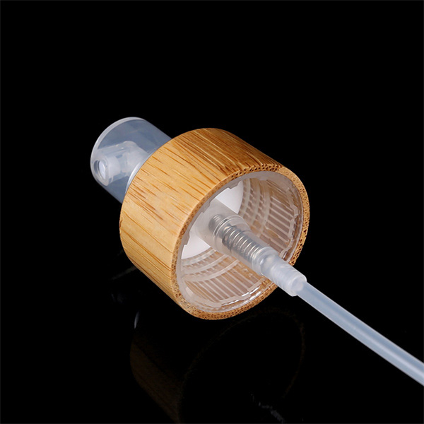 Bamboo Plastic Fine Mist Spray With Half Cover Environment Degradable