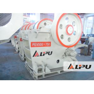 Even Output Rock Jaw Crusher / Stone Crushing Machinery Outlet Size 100-220mm