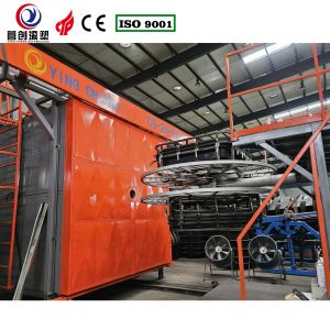 Adjustable Rotating Speed Shuttle Rotomolding Machine For Manufacturing Plant