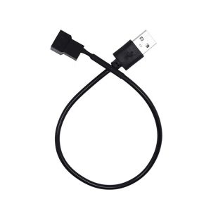 USB to 3 Pin 4 Pin Molex Female PWM 5V Case Computer Cooler Cooling Fan Power