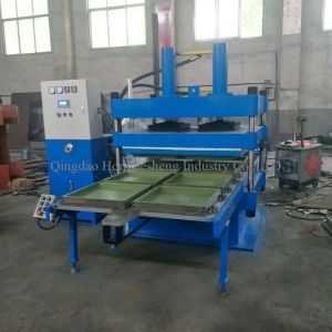 Automatic Hydraulic Crumb Rubber Tile Press 200mm Stroke 1080x1080