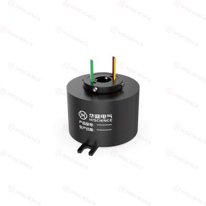 IP51 Through Bore Slip Rings 6 Circuits 8 Circuits Signal 1 Circuits Shielded
