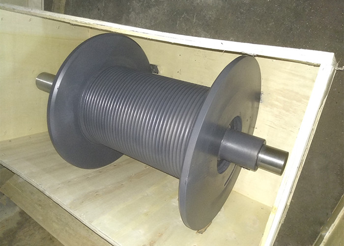 Silver Spooling Offshore Winch Customization Drum Shells For Deck Offshore