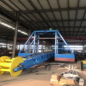 Highly Productive River Gold Mining Dredger with Jigging Equipment Capacity 60m3