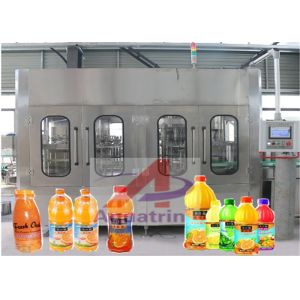 Height 300mm 3kw Beverage Filling Machine For Hot Juice