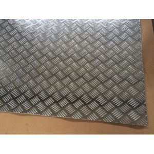 Silver Effect Embossed Aluminium Sheet 24 X 24 4x4 5052 5005 H32 Aluminium