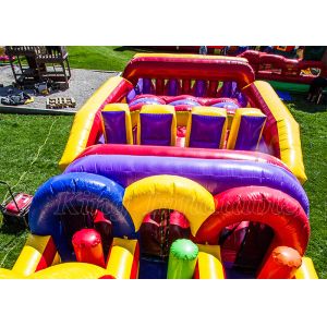 Kids Obstacle Course Equipment Inflatable PVC Waterproof Rush Challenge Obstacle