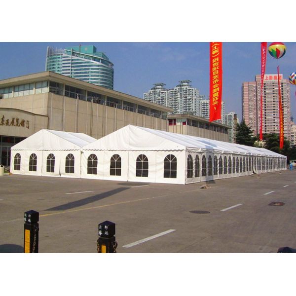 Sun Proof Steel Frame Marquee Birthday Party Tent , Party Tent With Windows