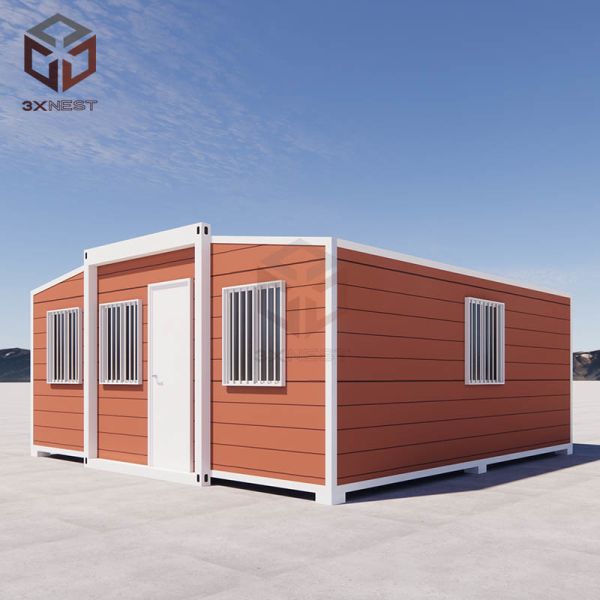 Quality Fireproof Adjustable Expandable Dwelling Folding Prefabricated Cabin with Custom Terrace for sale