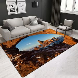 Wholesale Scenic Image Customized Size Living Room Carpet 3D Area Rugs 2.2*2.8m from china suppliers