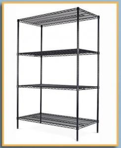 China Commercial Shelving Tool Storage Rack NSF 4 Tier Chrome Wire Shelf Durable on sale