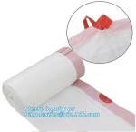 Customized biodegradable compostable Drawstring garbage bag, compostable garbage