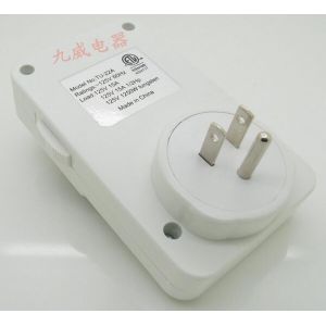 Worldwide US Plug 24 Hour Programmable Mechanical Electrical Plug Program Timer
