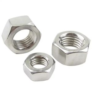 Silver 4.8/8.8/10.9/12.9 Grade Hexagonal Head Zinc Plated Steel Hex Head Nuts