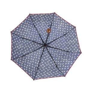Silk Screen Printing Manual Open 3 Fold Umbrella With Fashion Design