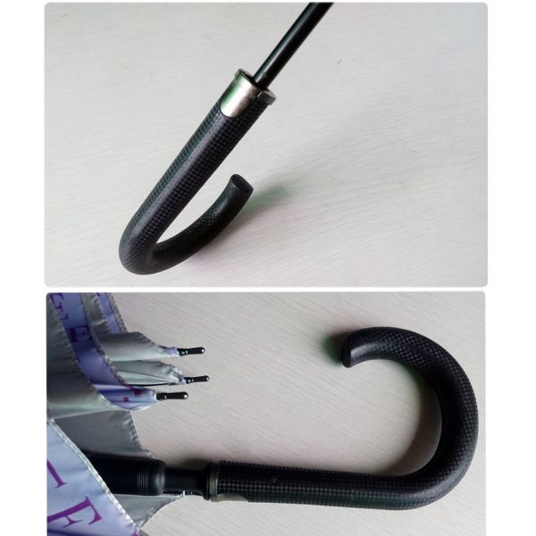 Auto Open Pongee Straight Windproof Golf Umbrellas